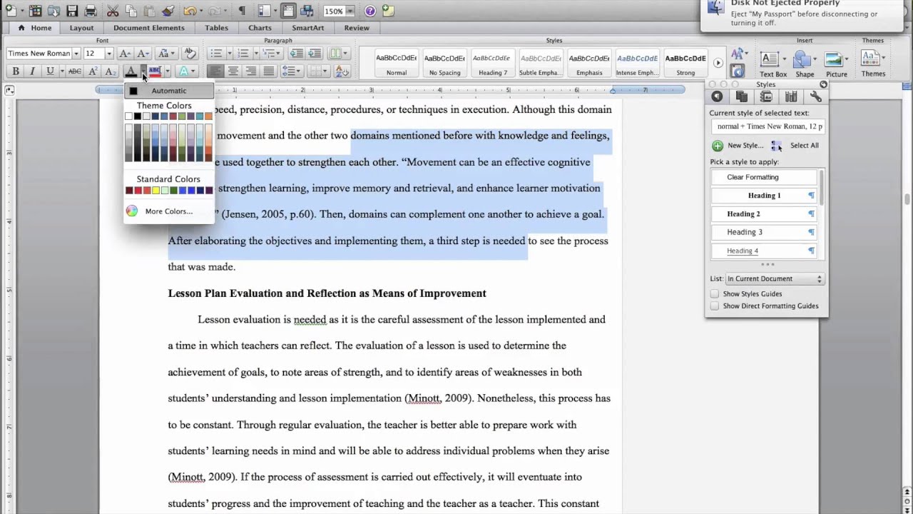 how to add text above a table in word for mac
